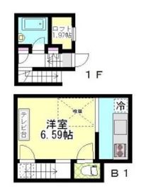 ニューディレクトレジデンス学芸大学 109 間取り図