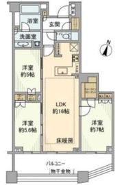 レフィール参宮橋ヒルズ 5階 間取り図