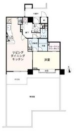 パークハイム神楽坂 1階 間取り図