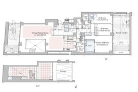 ラ・トゥール代官山 H101 間取り図