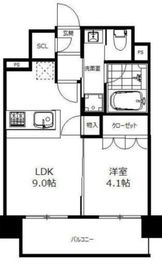 サンクレイドル上野2 4階 間取り図