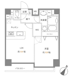 メインステージ日本橋人形町 10階 間取り図