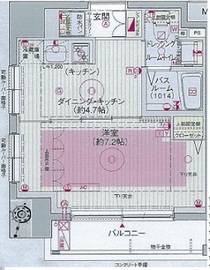 エステムプラザ飯田橋タワーレジデンス 501 間取り図