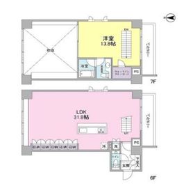 エルフレア駒沢 601 間取り図