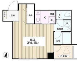 TKR神田多町 403 間取り図