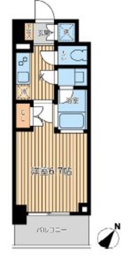 シティスパイア森下 404 間取り図