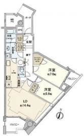 品川Vタワー タワー棟 5階 間取り図