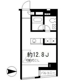 ディームス等々力 403 間取り図