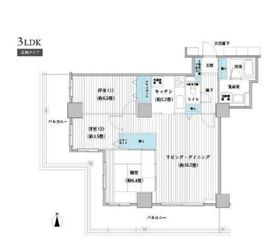 ベルタワー 1203 間取り図