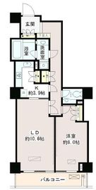 恵比寿ガーデンテラス弐番館 1210 間取り図