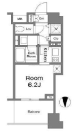 プライア渋谷 9階 間取り図