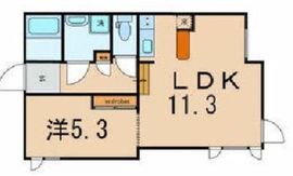 アレーロ三軒茶屋 101 間取り図