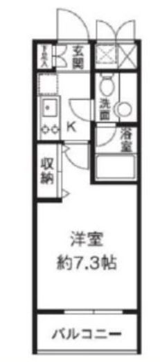 HF銀座レジデンスイースト2 301 間取り図