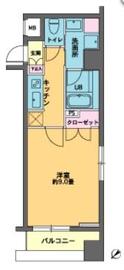 カスタリア東日本橋2 307 間取り図