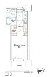 グランドプレシア芝浦 514 間取り図
