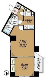 パレステュディオ南青山 3階 間取り図