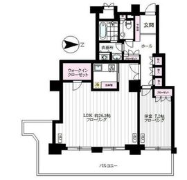 サンクォーレタワー 10階 間取り図