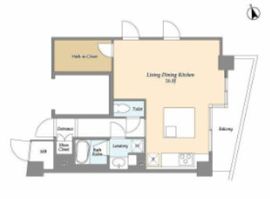 スタイリオ品川大井パークフロント 901 間取り図