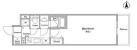BPRレジデンス西早稲田 405 間取り図