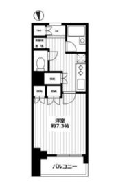 サンウッド文京千駄木フラッツ 2階 間取り図