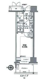 MFPRコート木場公園 1008 間取り図