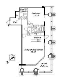 ラフィーヌ西新宿 236 間取り図