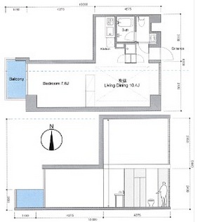 ALBA 4階 間取り図