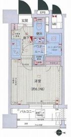 プレサンス本駒込アカデミア 3階 間取り図