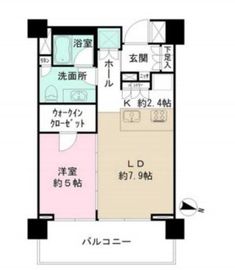 イクサージュ目黒 3階 間取り図