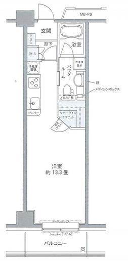 プライムアーバン豊洲 231 間取り図