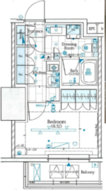 ザ・パークワンズ渋谷本町 7階 間取り図