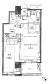 クロスエアタワー 16階 間取り図