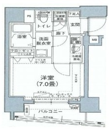 アイル文京白山 12階 間取り図