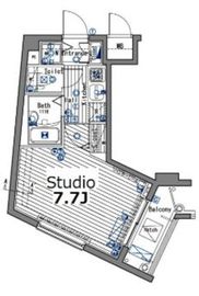 ガーラヒルズ目黒東山 3階 間取り図