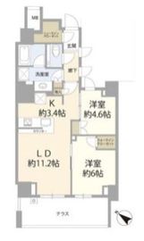 ザ・パークハウス碑文谷三丁目 1階 間取り図