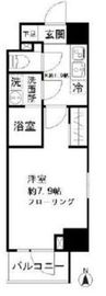 モンレーヴ御徒町 203 間取り図