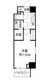 モンレーヴ御徒町 603 間取り図