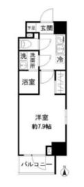 モンレーヴ御徒町 803 間取り図
