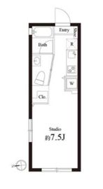 ラペルラ池尻大橋 401 間取り図