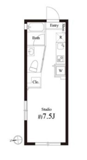 ラペルラ池尻大橋 301 間取り図