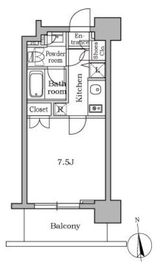 レジディア三軒茶屋 1103 間取り図