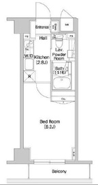 コンフォリア西新宿 303 間取り図