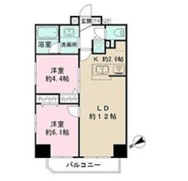 スパッジオ蔵前 8階 間取り図