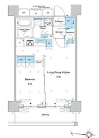 ブラウ住吉 202 間取り図