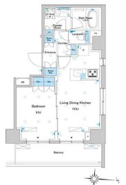 ブラウ住吉 208 間取り図