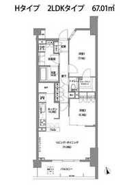 コンフォリア目黒青葉台 215 間取り図