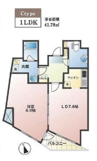 イース・プレアデス 601 間取り図