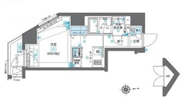 ZOOM新宿下落合 6階 間取り図