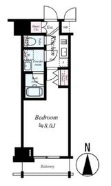 コンシェリア三田 2階 間取り図