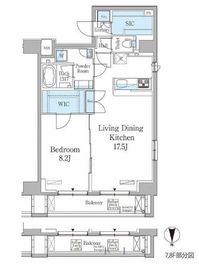 THE AXIS KOJIMACHI (ジアクシス麹町) 803 間取り図